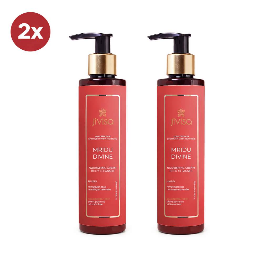 Mridu Divine Cream Body Cleanser (Pack of 2)